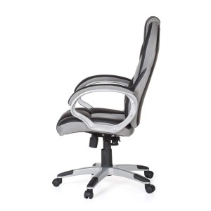 Silla Gaming ELIU en Piel y Malla Negra