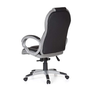 Silla Gaming ELIU en Piel y Malla Negra