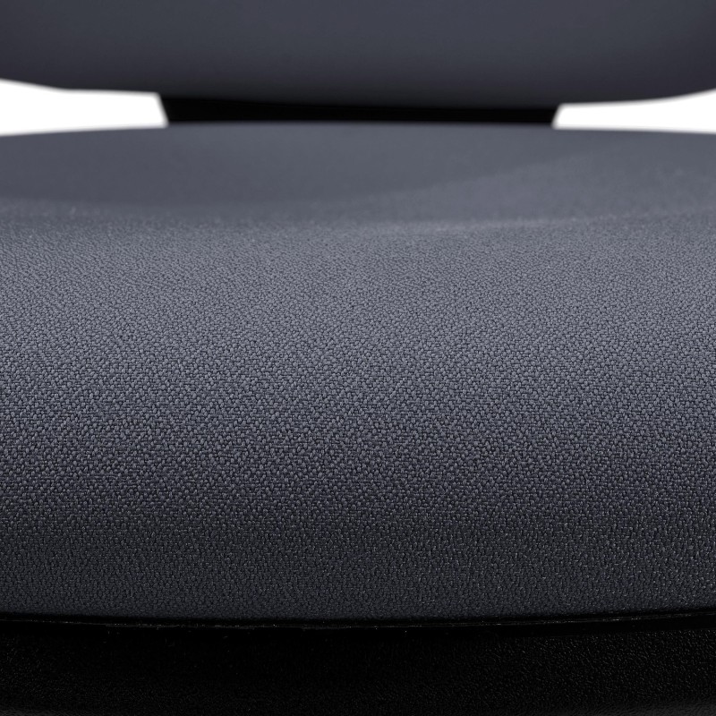Silla Ergonómica PAROS en Tela Negro con Brazos Ajustables