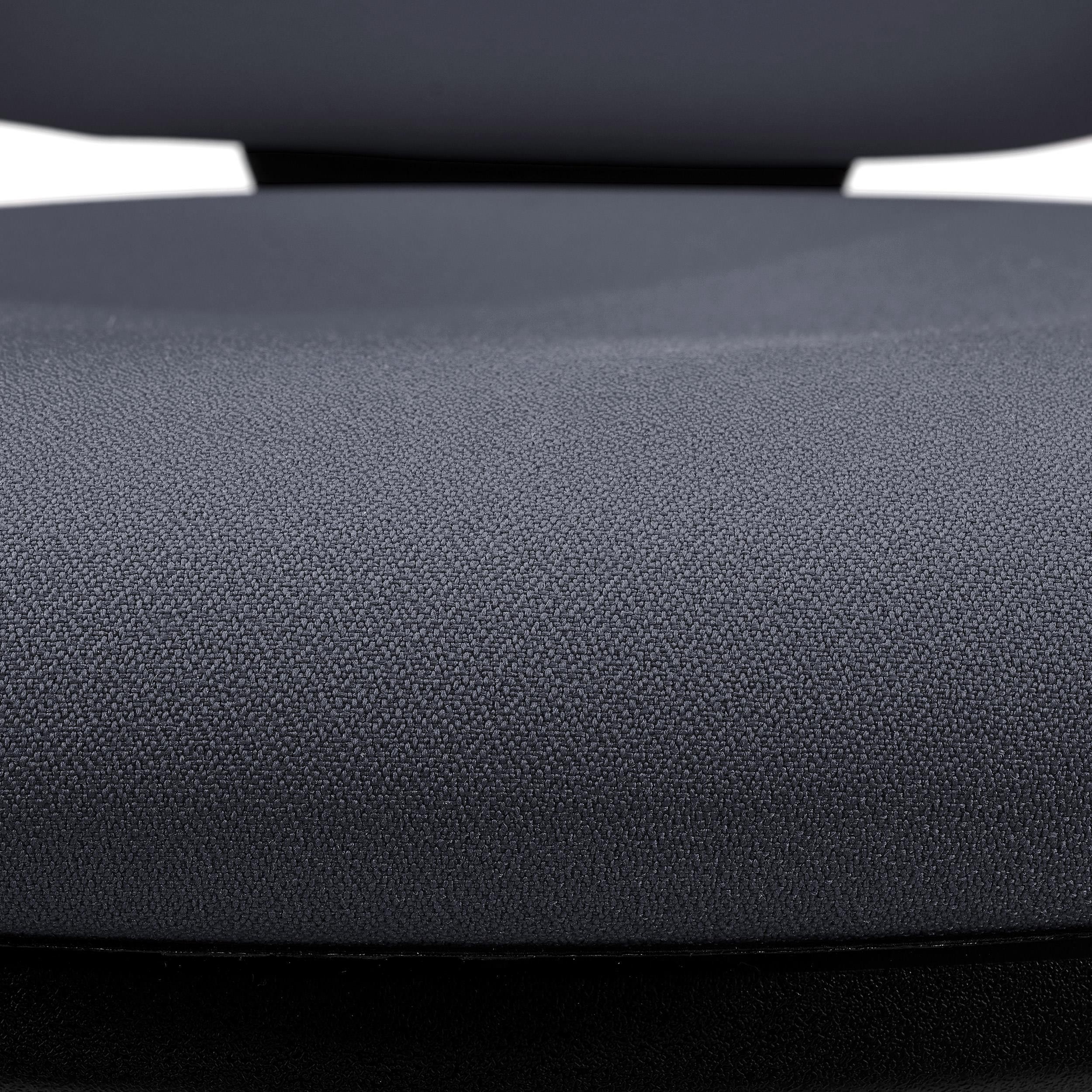 Silla Ergonómica PAROS, en Tela Negra, con Brazos Ajustables