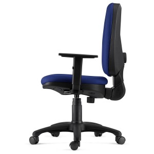 Silla Ergonómica PAROS en Tela Negro con Brazos Ajustables