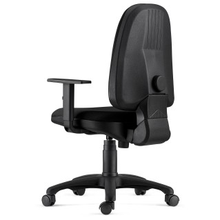 Silla Ergonómica PAROS en Tela Negro con Brazos Ajustables 2