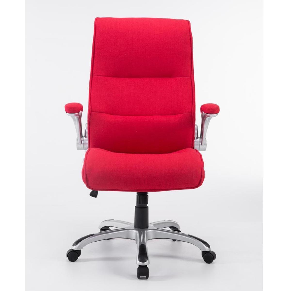 Sillón de Oficina CRISTIANO TELA, Gran Acolchado, Mecanismo Basculante, Uso Diario 8h, En Negro