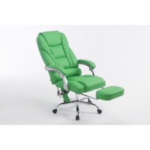 Sillón de Oficina COMODITY MASAJE PIEL, función mansaje, en piel negra