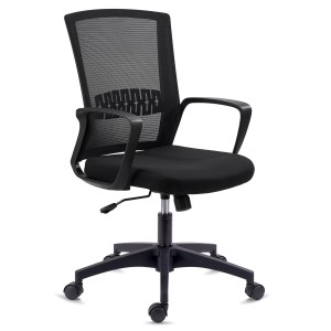 Silla de Oficina IBIZA, soporte lumbar, negro
