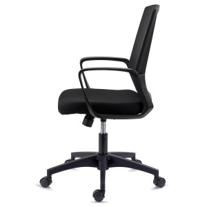 Silla de Oficina IBIZA, soporte lumbar, negro