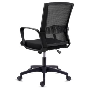 Silla de Oficina IBIZA, soporte lumbar, negro