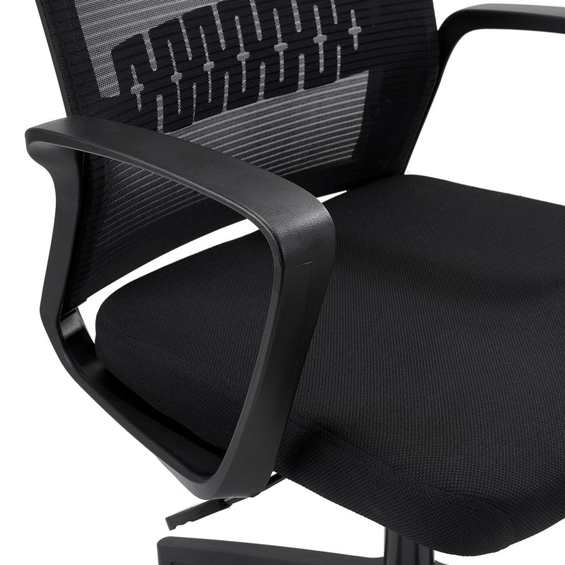 Silla de Oficina IBIZA, soporte lumbar, negro