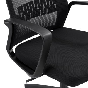 Silla de Oficina IBIZA, soporte lumbar, negro