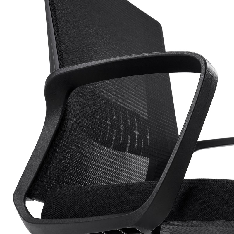 Silla de Oficina IBIZA, soporte lumbar, negro