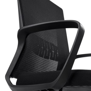 Silla de Oficina IBIZA, soporte lumbar, negro