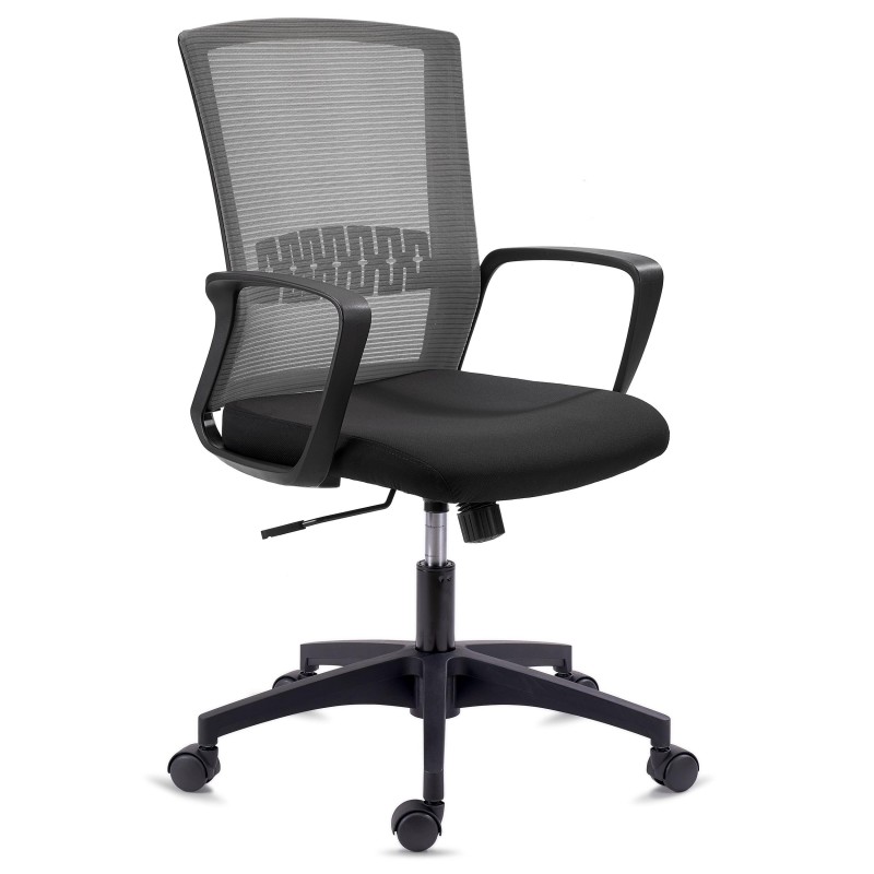 Silla de Oficina IBIZA, soporte lumbar, negro