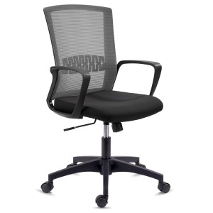 Silla de Oficina IBIZA, soporte lumbar, negro