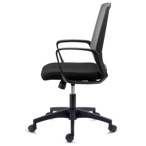 Silla de Oficina IBIZA, soporte lumbar, negro
