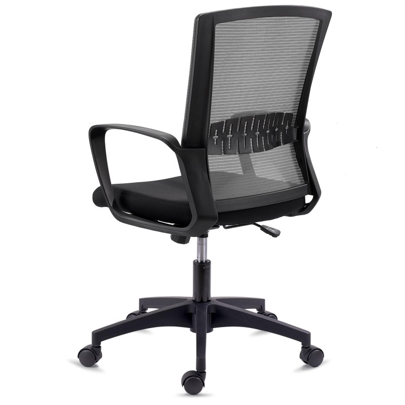 Silla de Oficina IBIZA, soporte lumbar, negro