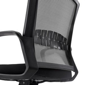 Silla de Oficina IBIZA, soporte lumbar, negro