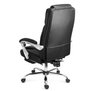 Sillón de Oficina COMODITY en piel negra