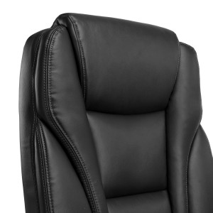 Sillón de Oficina COMODITY en piel negra