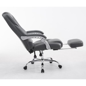 Sillón de Oficina COMODITY en piel negra