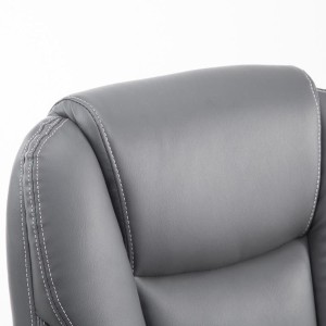 Sillón de Oficina COMODITY en piel negra