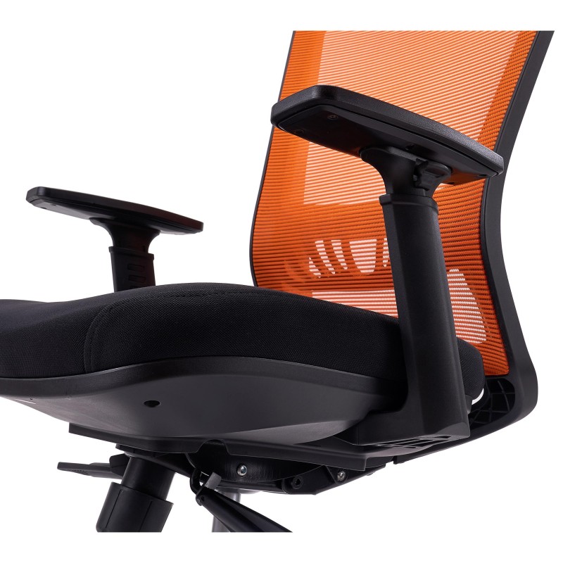 Silla de Oficina MAGNUM, soporte lumbar, en negro