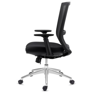 Silla de Oficina MAGNUM, soporte lumbar, en negro 2