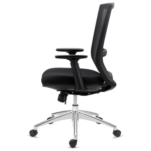 Silla de Oficina MAGNUM, soporte lumbar, en negro