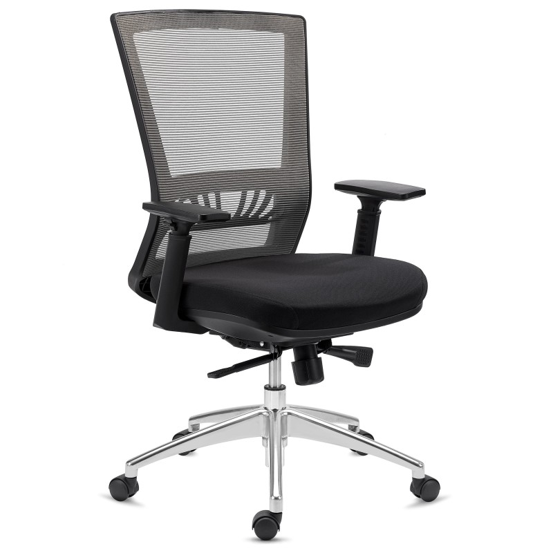 Silla de Oficina MAGNUM, soporte lumbar, en negro