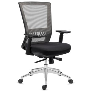 Silla de Oficina MAGNUM, soporte lumbar, en negro