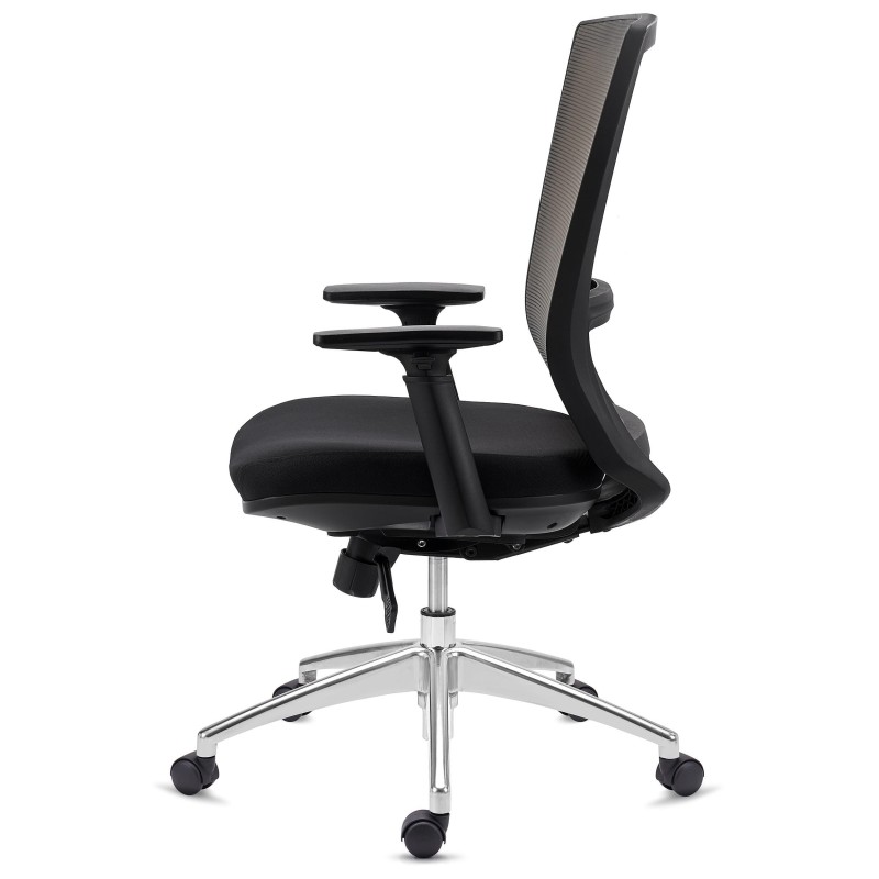 Silla de Oficina MAGNUM, soporte lumbar, en negro