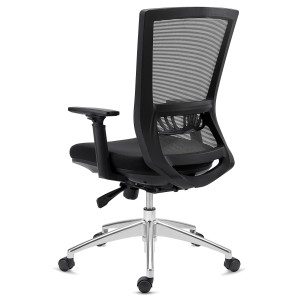Silla de Oficina MAGNUM, soporte lumbar, en negro