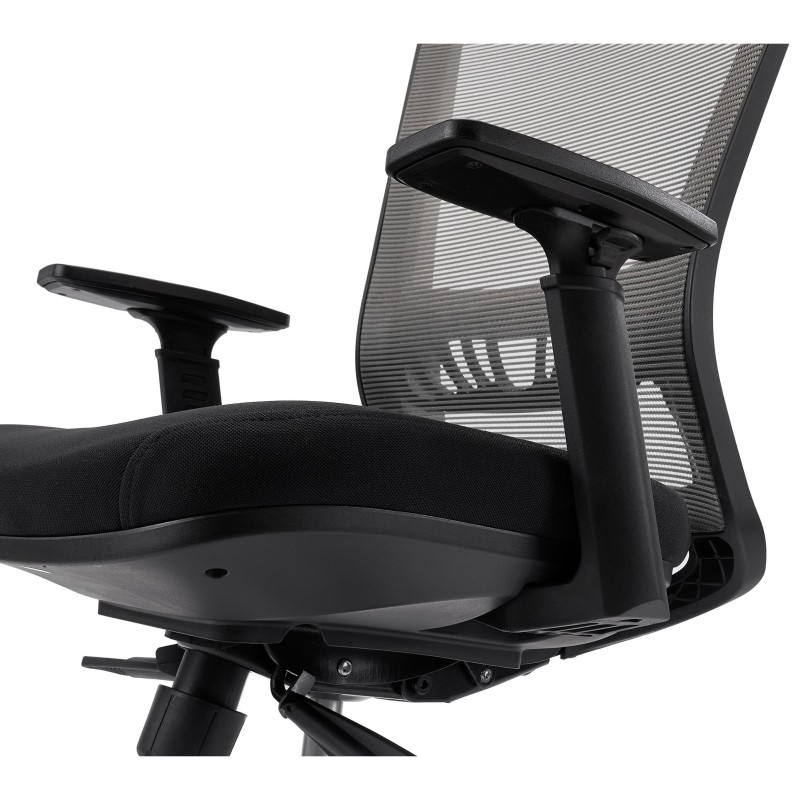 Silla de Oficina MAGNUM, soporte lumbar, en negro