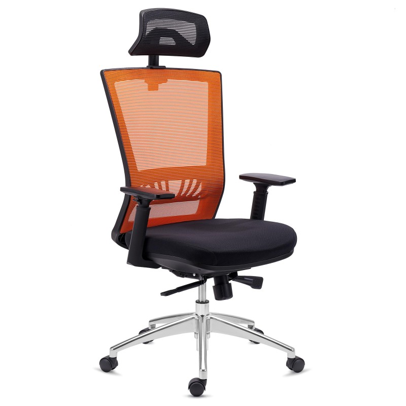 Silla de Oficina MAGNUM ELITE, soporte lumbar, en negro