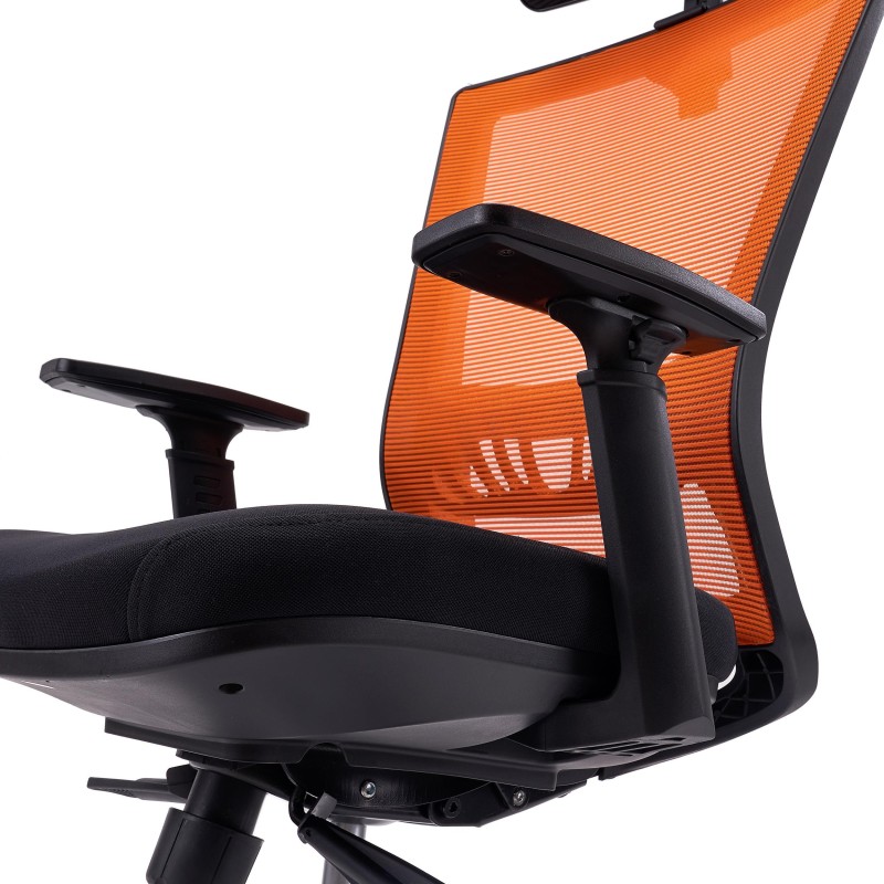 Silla de Oficina MAGNUM ELITE, soporte lumbar, en negro