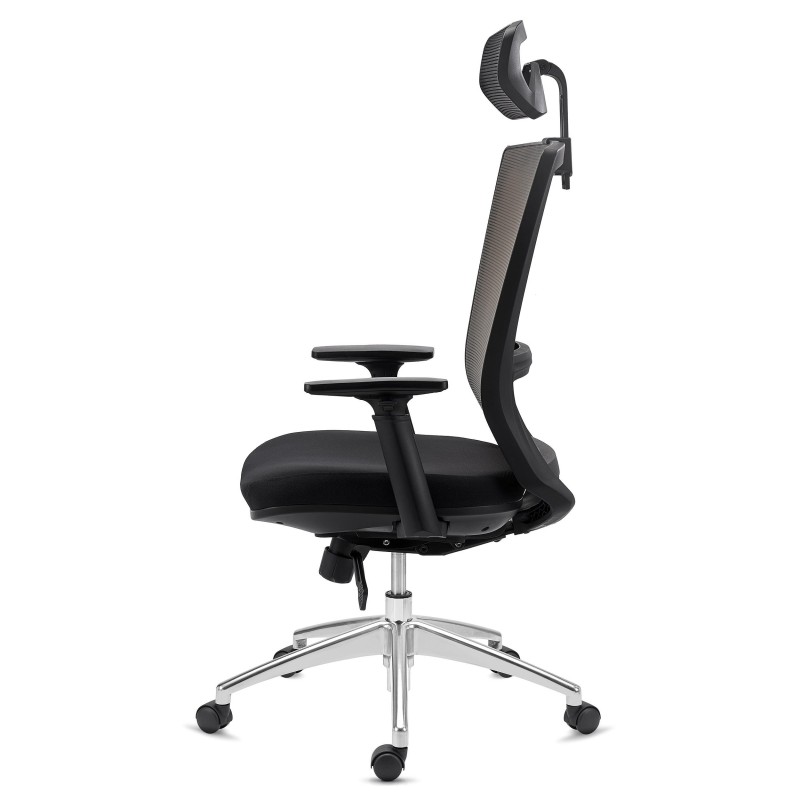 Silla de Oficina MAGNUM ELITE, soporte lumbar, en negro