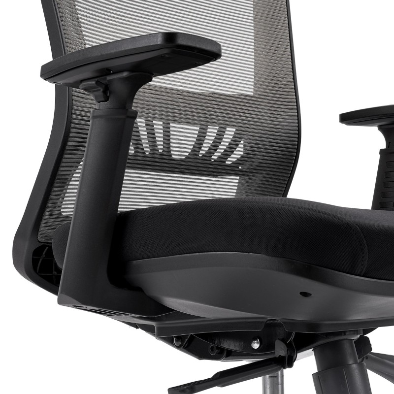 Silla de Oficina MAGNUM ELITE, soporte lumbar, en negro