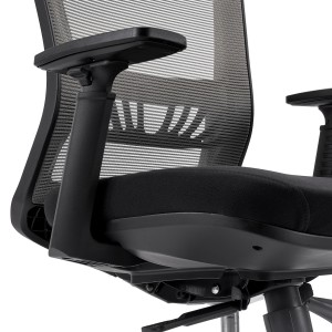 Silla de Oficina MAGNUM ELITE, soporte lumbar, en negro