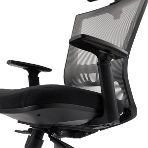 Silla de Oficina MAGNUM ELITE, soporte lumbar, en negro
