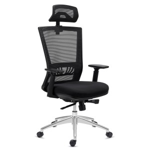 Silla de Oficina MAGNUM ELITE, soporte lumbar, en negro