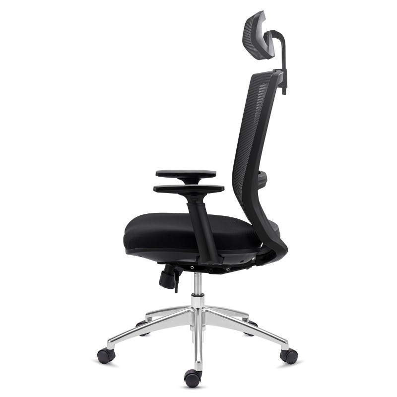 Silla de Oficina MAGNUM ELITE, soporte lumbar, en negro