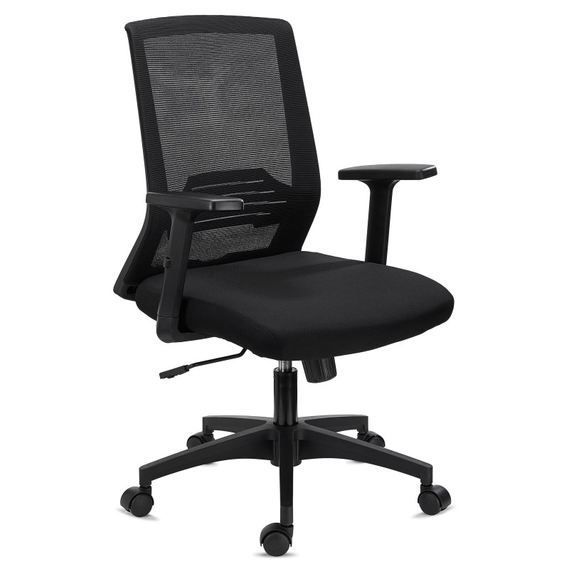 Silla de Oficina MIAMI, soporte lumbar, negro