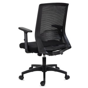 Silla de Oficina MIAMI, soporte lumbar, negro