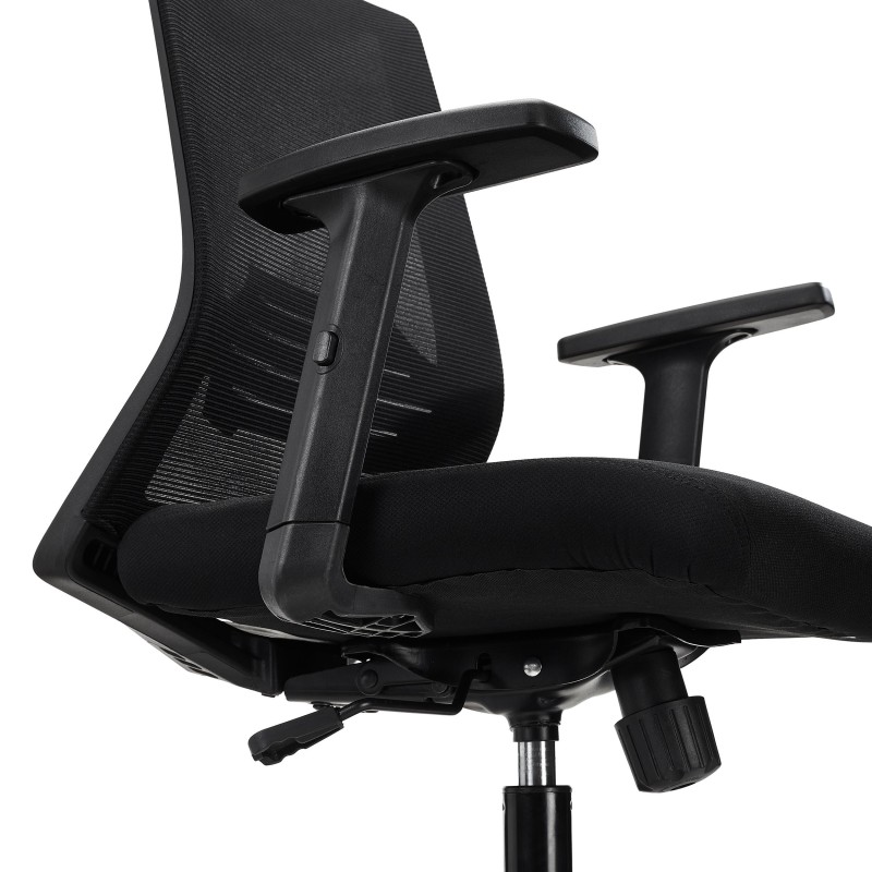 Silla de Oficina MIAMI, soporte lumbar, negro