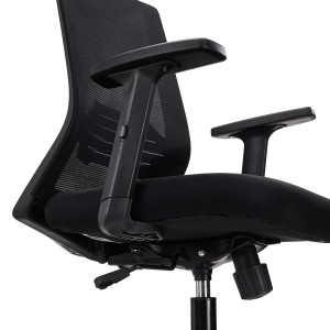 Silla de Oficina MIAMI, soporte lumbar, negro