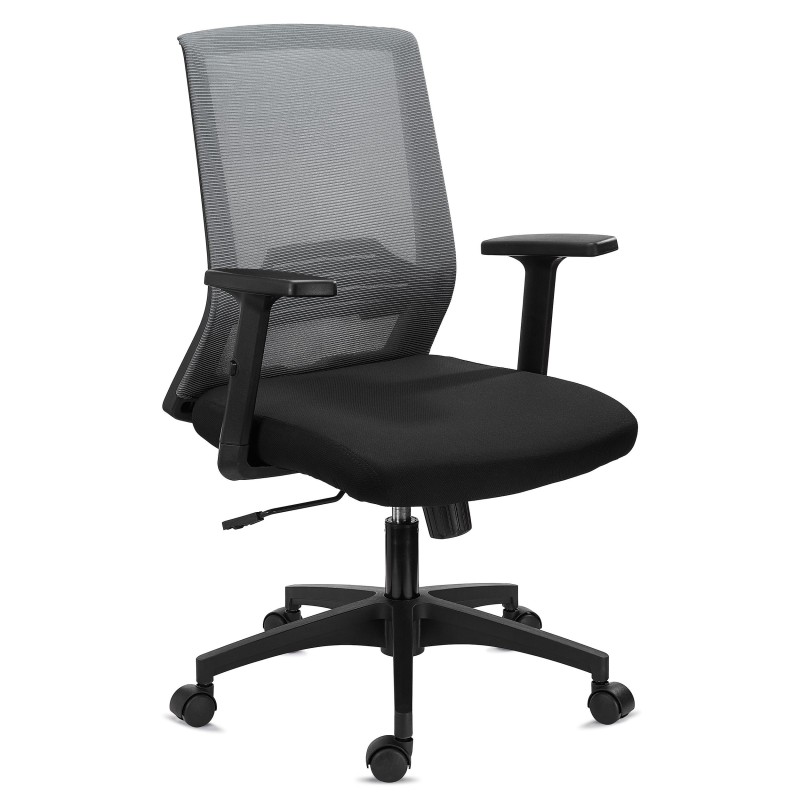 Silla de Oficina MIAMI, soporte lumbar, negro
