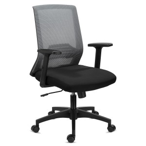 Silla de Oficina MIAMI, soporte lumbar, negro