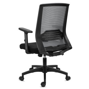 Silla de Oficina MIAMI, soporte lumbar, negro