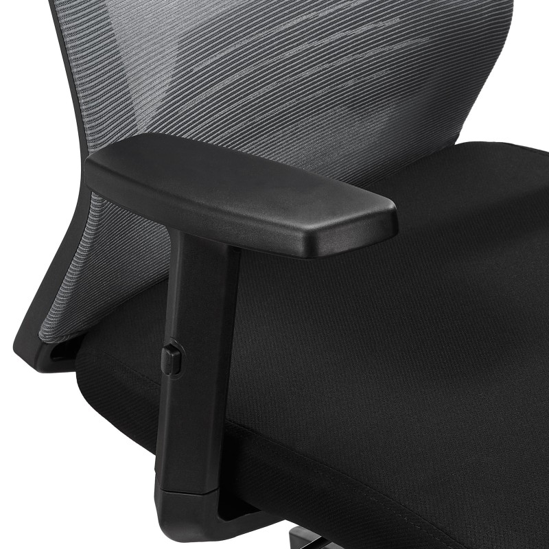 Silla de Oficina MIAMI, soporte lumbar, negro