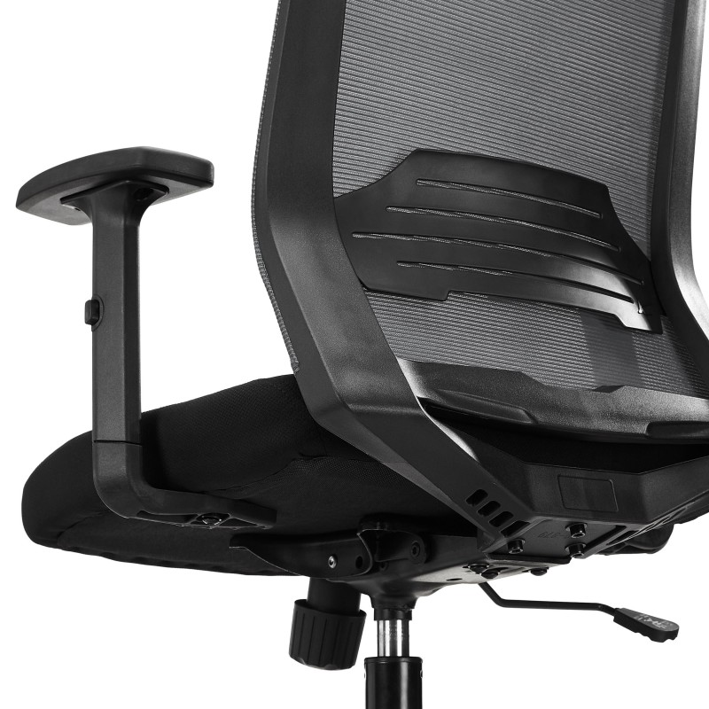 Silla de Oficina MIAMI, soporte lumbar, negro
