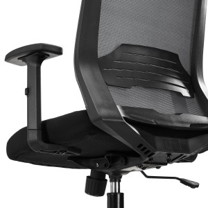 Silla de Oficina MIAMI, soporte lumbar, negro